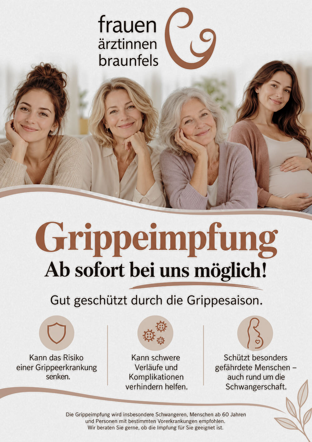 Grippe Impfung Flyaer